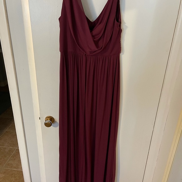 Maroon Bridesmaid or Prom Dress - Picture 3 of 4